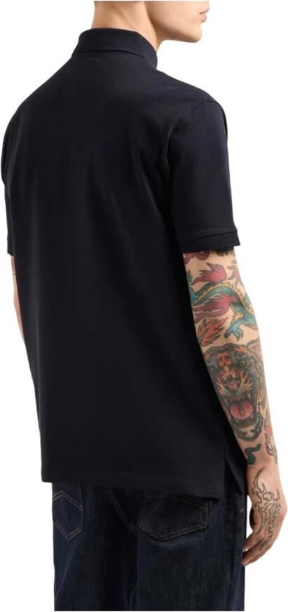 Armani Exchange Polo Shirt Korte Mouw Blue Heren - Foto 2
