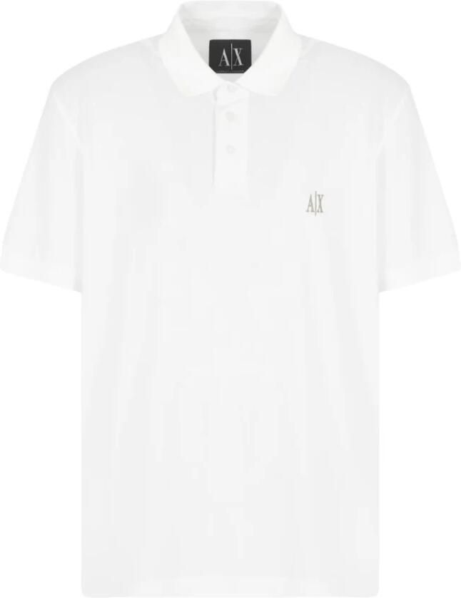 Armani Exchange Polo shirt met korte mouwen White Heren - Foto 3