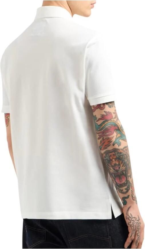 Armani Exchange Polo shirt met korte mouwen White Heren - Foto 2