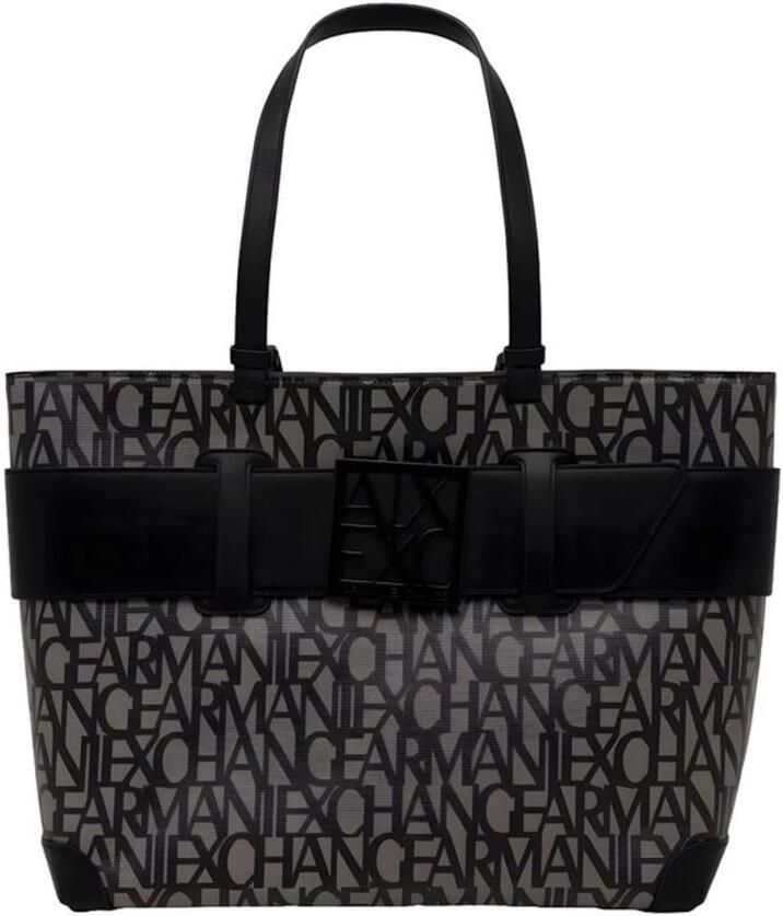 Armani Exchange Stijlvolle bedrukte handtas voor vrouwen Black Dames - Foto 4