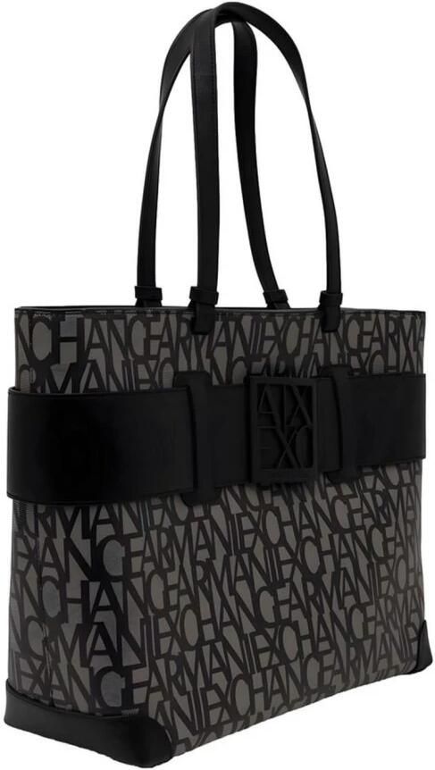 Armani Exchange Stijlvolle bedrukte handtas voor vrouwen Black Dames - Foto 3