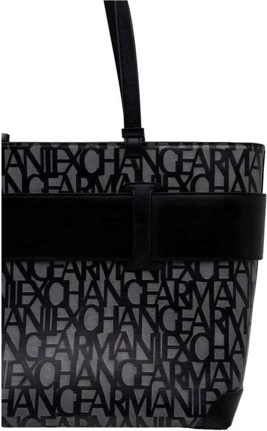 Armani Exchange Stijlvolle bedrukte handtas voor vrouwen Black Dames - Foto 2