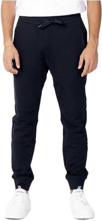 Armani Exchange Blauwe sweatpants voor heren met elastische tailleband en trekkoord Blauw Heren - Foto 4