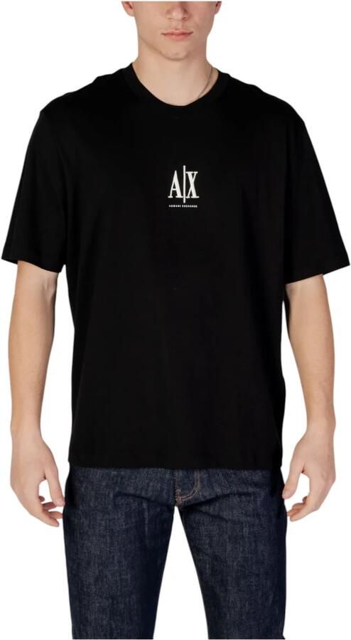 Armani Exchange Rondhals T-shirt van katoen Black Heren - Foto 3
