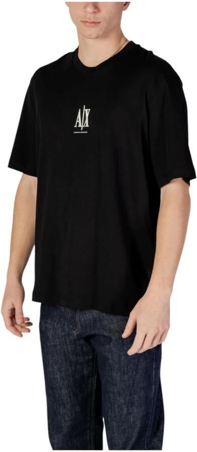 Armani Exchange Rondhals T-shirt van katoen Black Heren - Foto 2