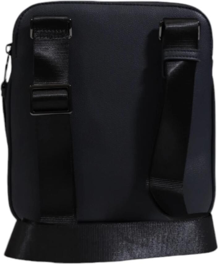 Armani Exchange Blauwe Effen Schoudertas met Rits Blue Heren - Foto 4