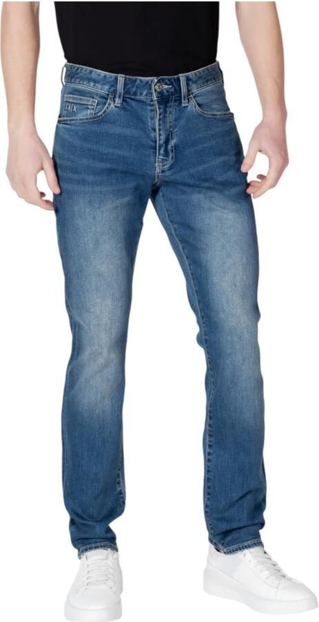 Armani Exchange Skinny Jeans Collectie met Katoenmix Blue Heren - Foto 7