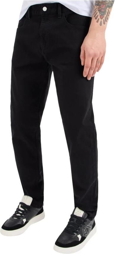 Armani Exchange Zwarte katoenen jeans en broeken met elastaan Black Heren - Foto 7