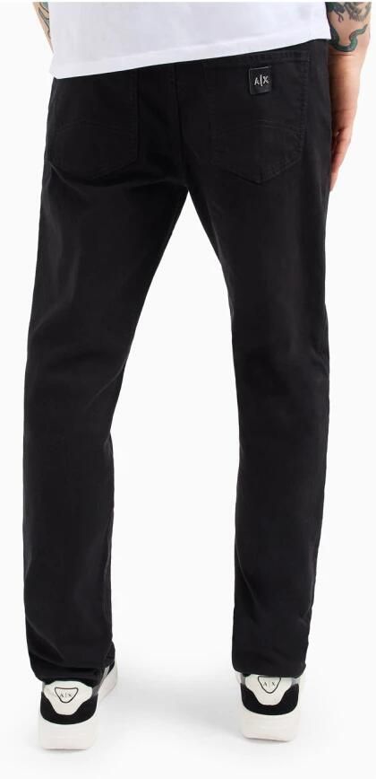 Armani Exchange Zwarte katoenen jeans en broeken met elastaan Black Heren - Foto 2