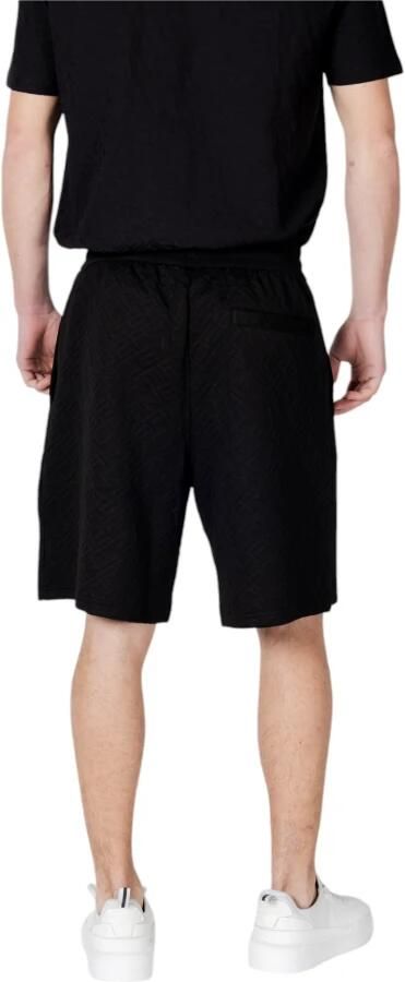Armani Exchange Regular fit sweatshorts met labelprint en viscose - Foto 3