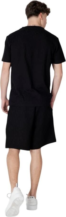 Armani Exchange Regular fit sweatshorts met labelprint en viscose - Foto 6