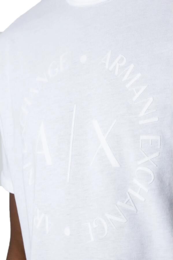 Armani Exchange Short Sleeve Shirts White Heren