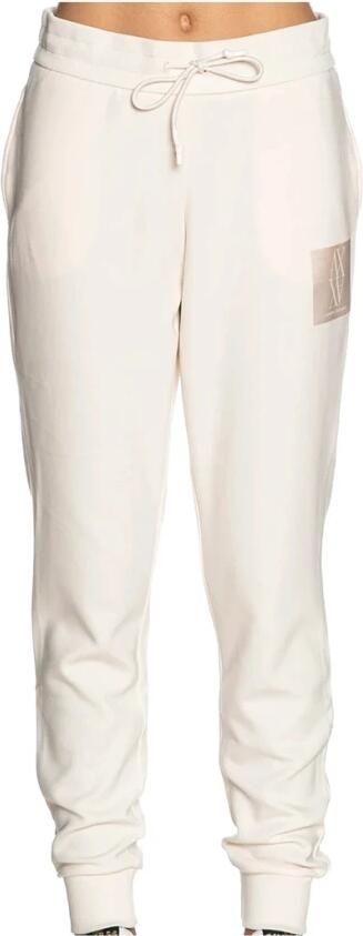 Armani Exchange Stijlvolle Broeken voor Mannen White Dames
