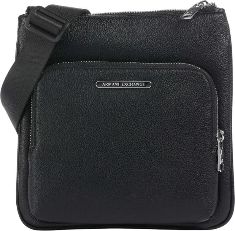 Armani Exchange Stijlvolle Crossbody Tas met Ritssluiting Black Heren - Foto 2