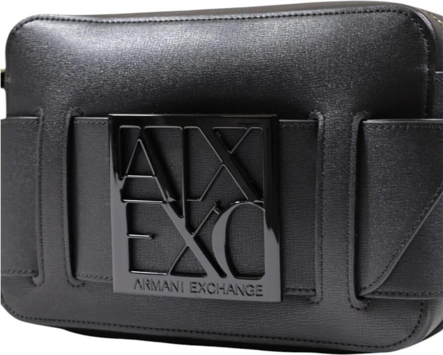 Armani Exchange Stijlvolle Dames Kleine Tas Collectie Black Dames