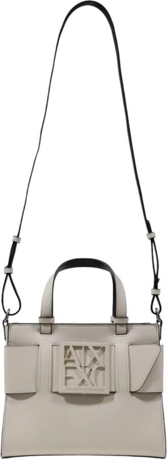 Armani Exchange Stijlvolle Dames Middelgrote Tassen Collectie Beige Dames - Foto 5