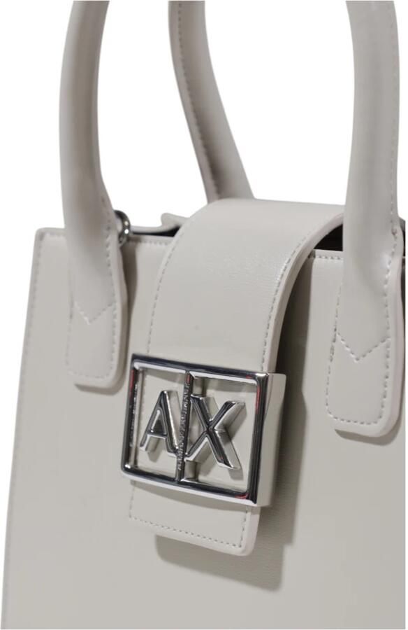 Armani Exchange Stijlvolle Dames Schoudertas Gray Dames - Foto 10