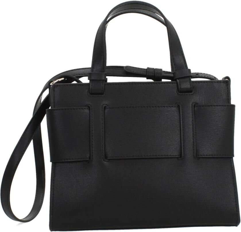 Armani Exchange Stijlvolle Polyurethaan Handtas met Polyester Voering Black Dames - Foto 2