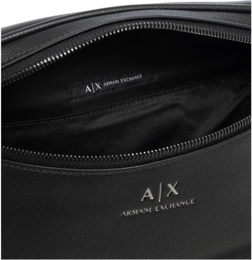 Armani Exchange Stijlvolle heuptas met verstelbare band Black Heren