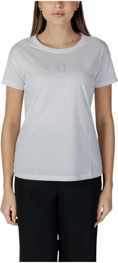 Armani Exchange Stijlvolle High-Waisted Tailored Shorts White Dames - Foto 6