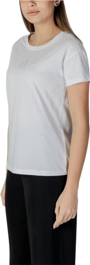 Armani Exchange Stijlvolle High-Waisted Tailored Shorts White Dames - Foto 5