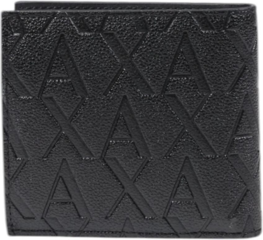 Armani Exchange Minimalistische Polyester Portemonnee voor Mannen Black Heren - Foto 4