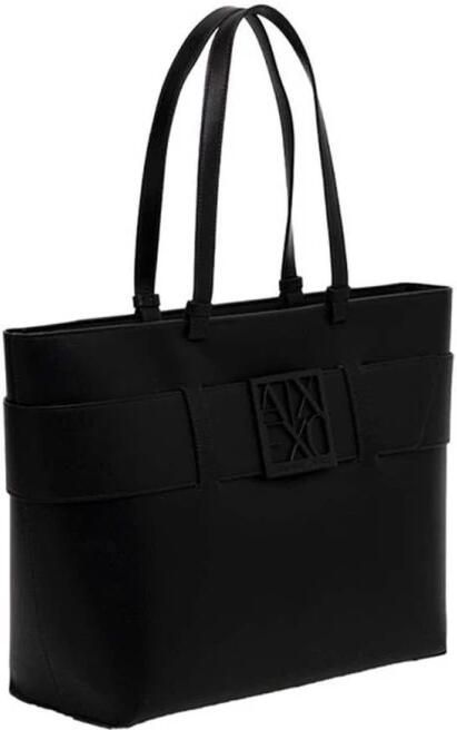 Armani Exchange Stijlvolle Polyethyleen Handtas voor Vrouwen Black Dames - Foto 3