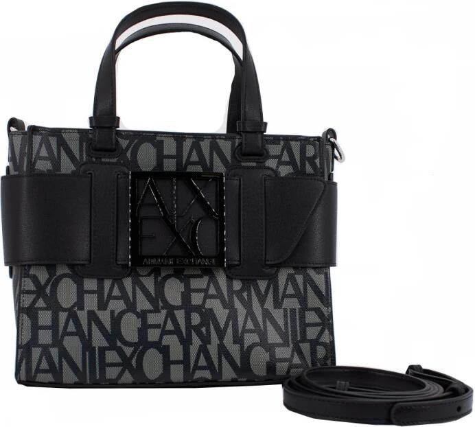 Armani Exchange Moderne Beige Handtas met Verstelbare Schouderband Beige Dames - Foto 9