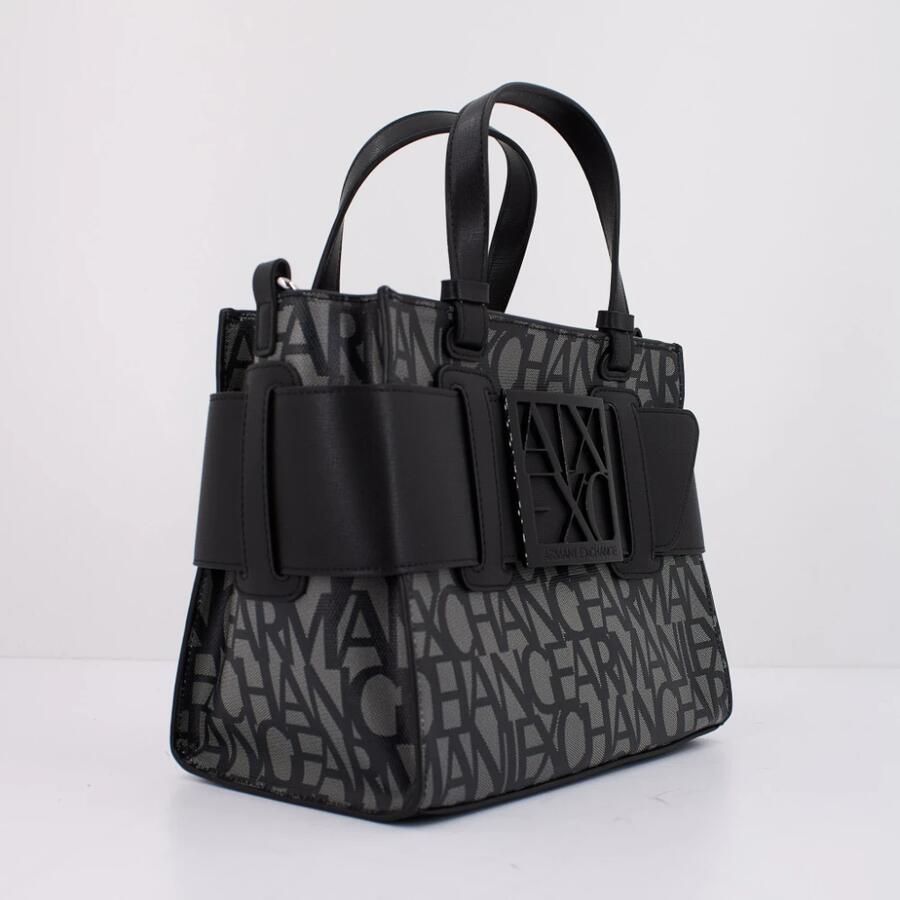 Armani Exchange Moderne Beige Handtas met Verstelbare Schouderband Beige Dames