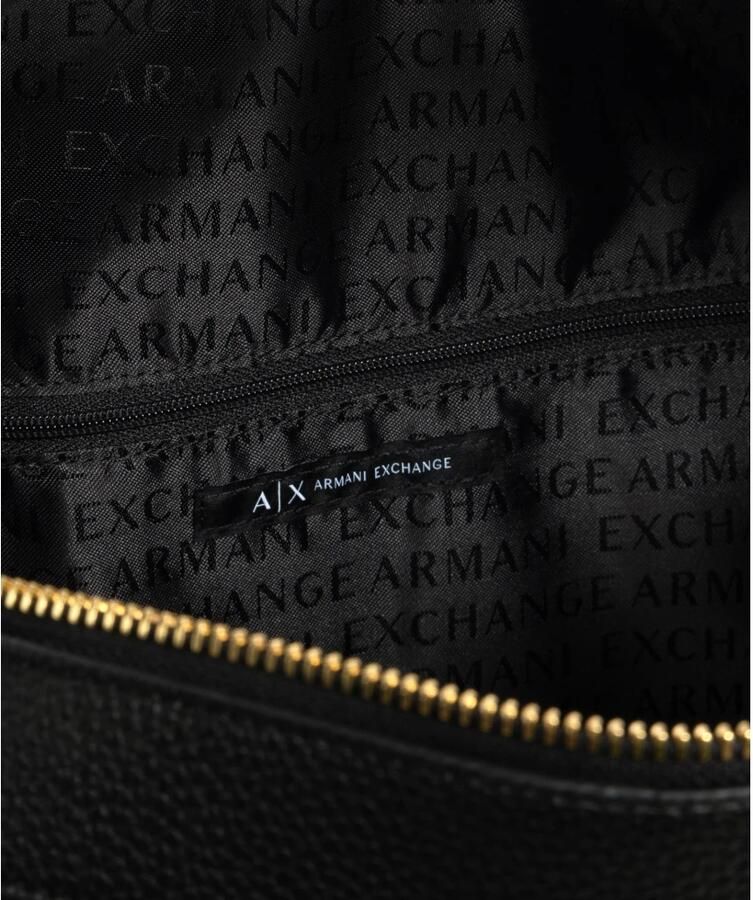 Armani Exchange Stijlvolle Tote Bag met Rits Black Dames - Foto 2