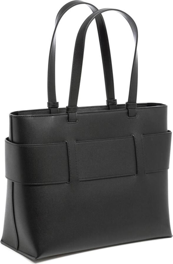 Armani Exchange Medium Shopper Bag met Ton-sur-Ton Monogram Black Dames - Foto 2