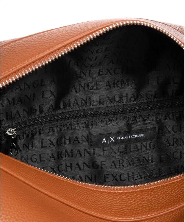 Armani Exchange Stijlvolle Tote Tas met Ritssluiting Brown Dames - Foto 2