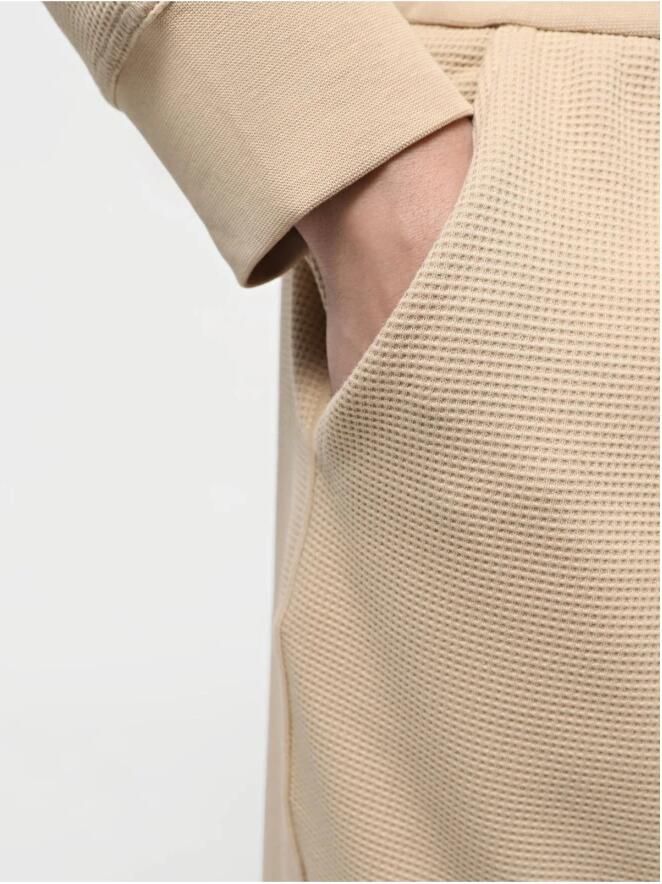 Armani Exchange Stretch Cotton Joggers Les Beiges Beige Heren - Foto 3