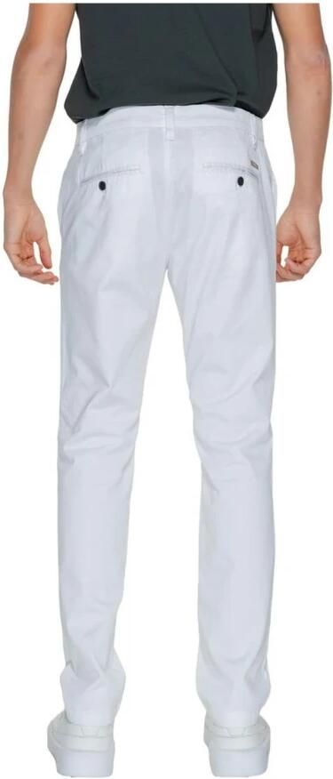 Armani Exchange Stretch Katoenmix Jeans & Broeken White Heren