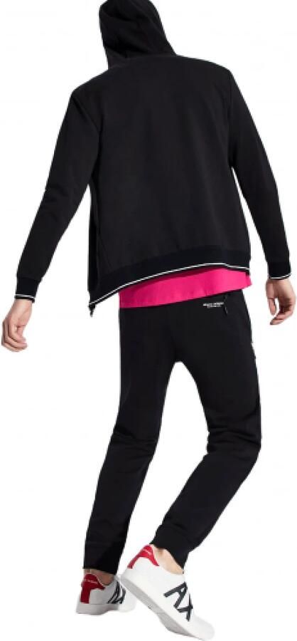 Armani Exchange Blauwe sweatpants voor heren met elastische tailleband en trekkoord Blauw Heren - Foto 5