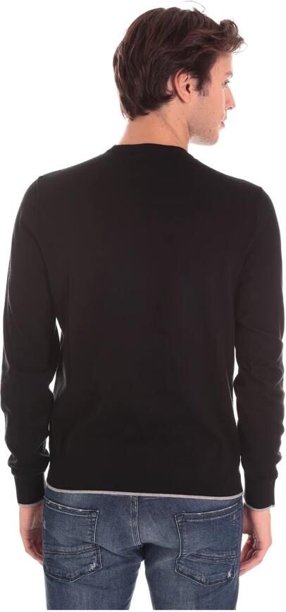 Armani Exchange Heren Trui met Lange Mouwen en Ronde Hals in Zwart Black Heren - Foto 6
