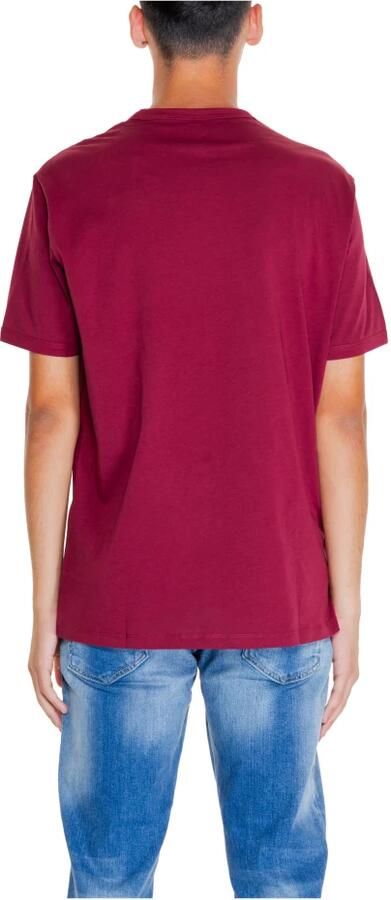 Armani Exchange T-shirt met ronde hals van katoen Red Heren - Foto 3