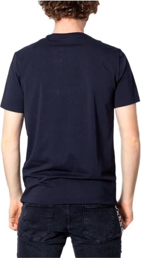 Armani Exchange T-shirt voor heren van katoen-polyestermix Blue Heren - Foto 4