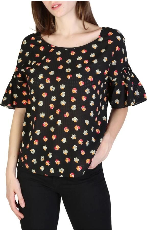 Armani Exchange Dames T-shirt met Logo voor Lente Zomer Black Dames - Foto 3