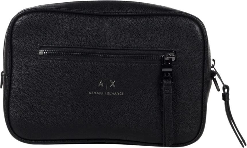Armani Exchange Heren Logo Front Pochette met Afneembare Manchet Zwart Heren - Foto 5