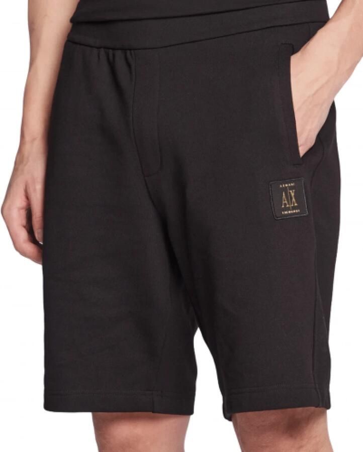 Armani Exchange Heren Bermuda Shorts Lente Zomer Collectie Black Heren