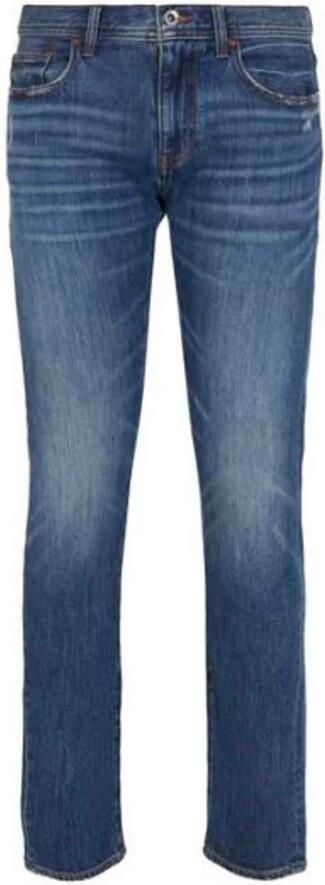 Armani Exchange Blauwe Denim Jeans voor Heren Blue Heren
