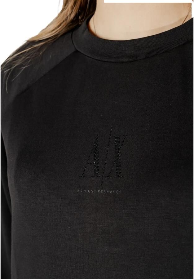 Armani Exchange Uncovered Sweatshirt Black Dames