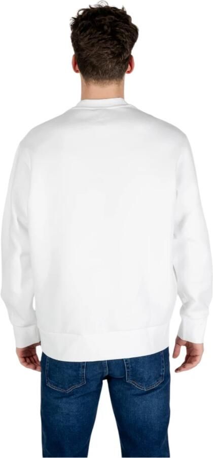 Armani Exchange Wit Bedrukte Sweatshirt met Lange Mouwen White Heren - Foto 4
