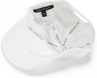 Armani Exchange Baseball Cap Classic Style White Heren - Foto 4