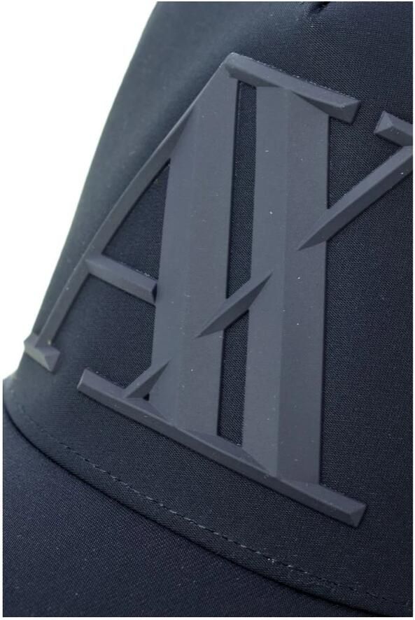 Armani Exchange Zonneklep Hoed Lente Zomer Collectie Blue Heren - Foto 2