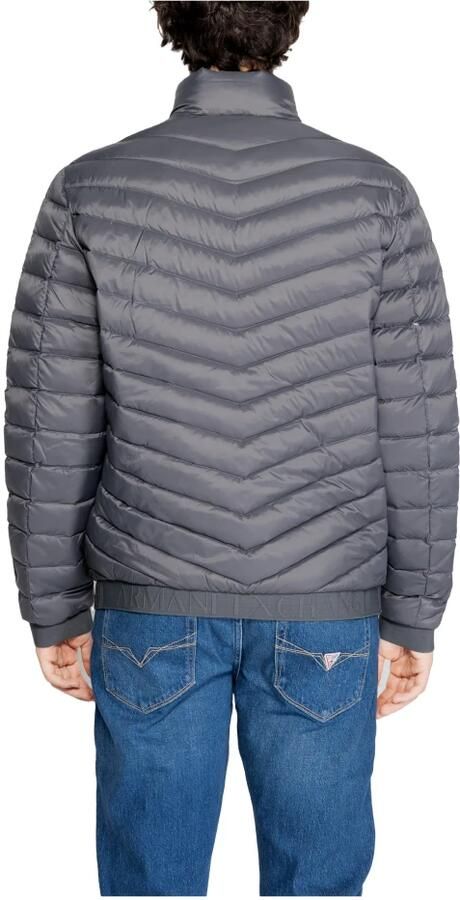 Armani Exchange Moderne Grijze Polyesterjas Heren Collectie Gray Heren - Foto 3