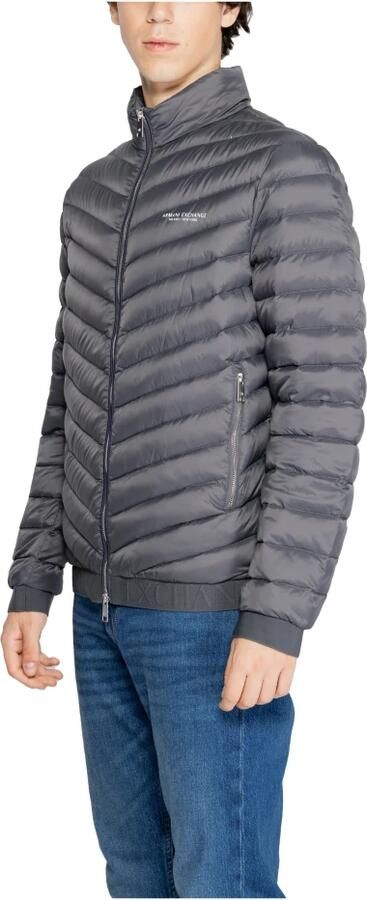 Armani Exchange Moderne Grijze Polyesterjas Heren Collectie Gray Heren - Foto 2