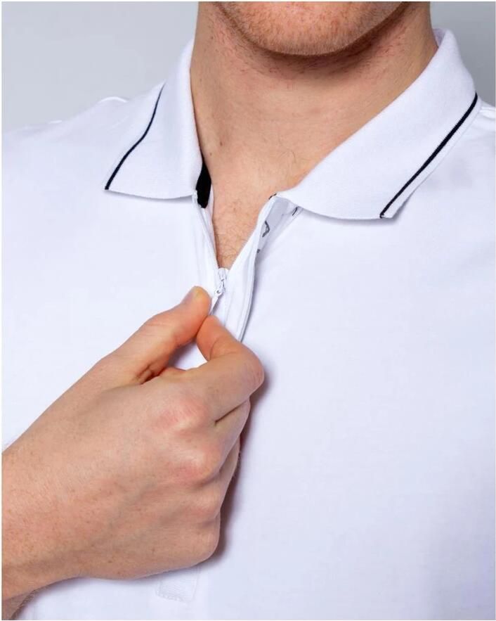 Armani Exchange Witte katoenen poloshirt White Heren - Foto 2