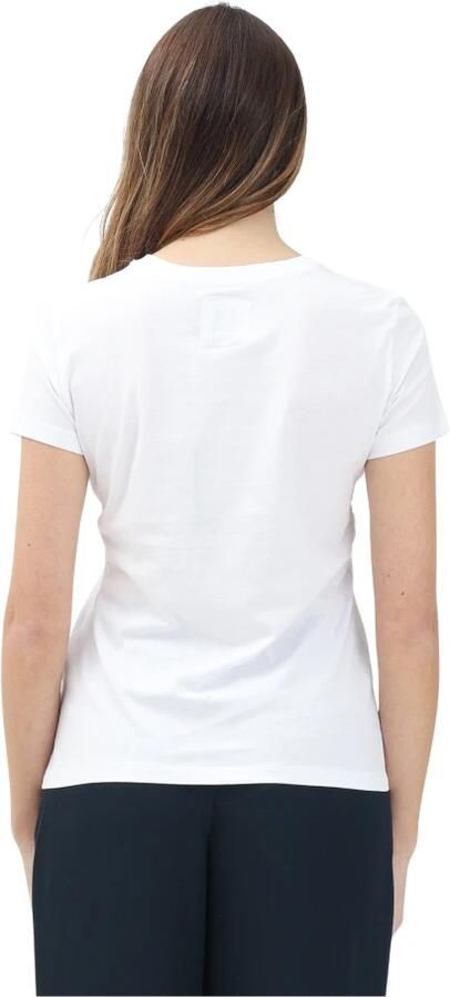 Armani Exchange Witte korte mouw T-shirt voor vrouwen White Dames - Foto 4